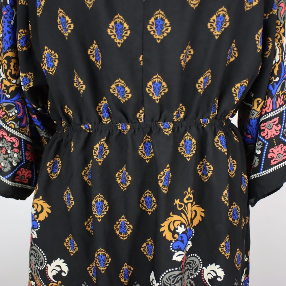 C Wonder Womens Large Paisley Wide Sleeve Dress - Picture 5 of 6